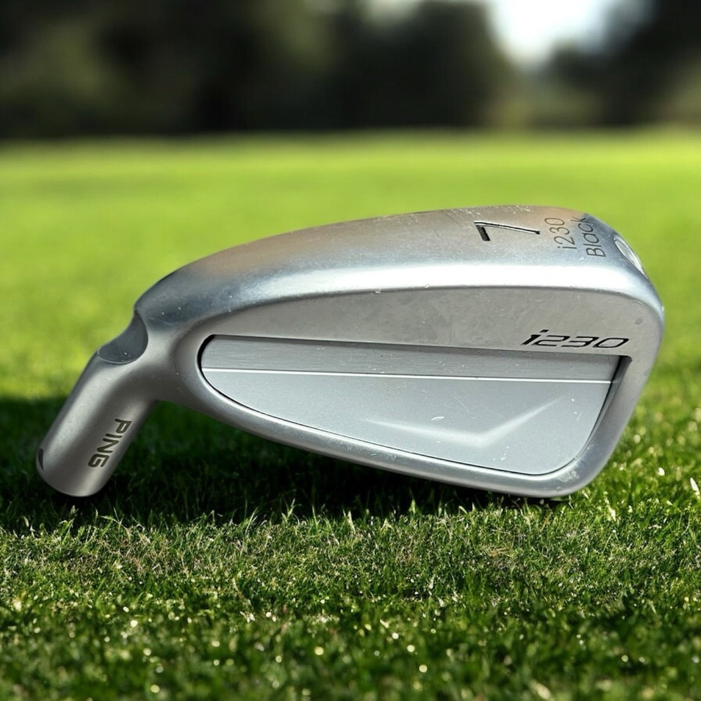 Ping i230 Black 7 Iron Golfing Demo Fitting Left Hand Golf Club Head Only